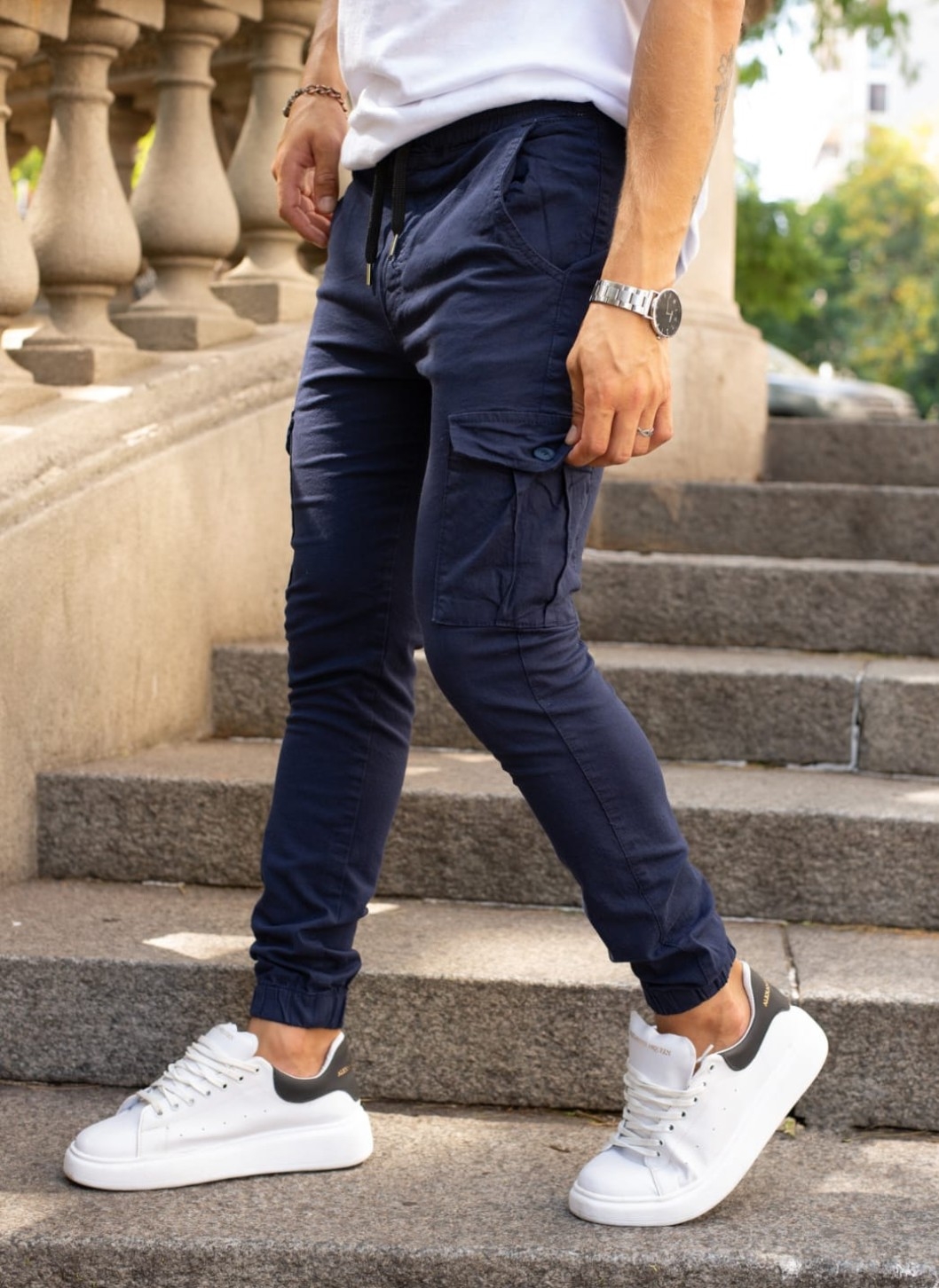 Joggers Cargo con Puño - Imagen 3