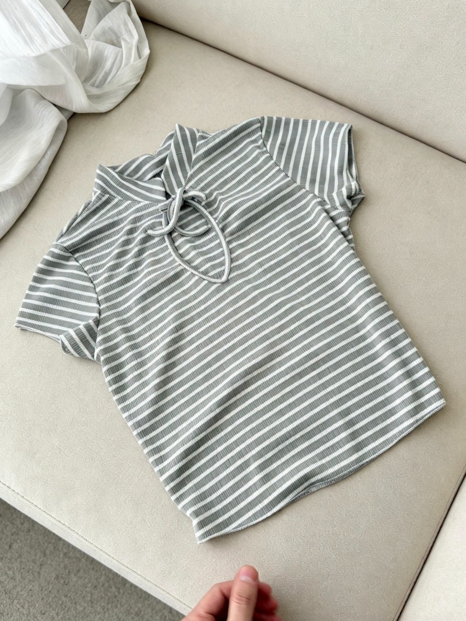 Remera Rayada Estilo Asiático - Imagen 6
