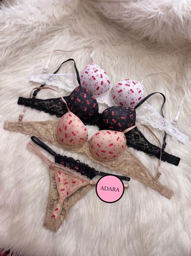 Conjuntos Lycra Cherry Taza Armado Aro