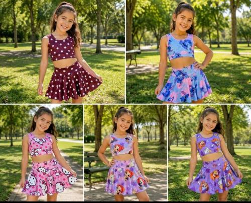 Top Short Pollera de Nena Girls