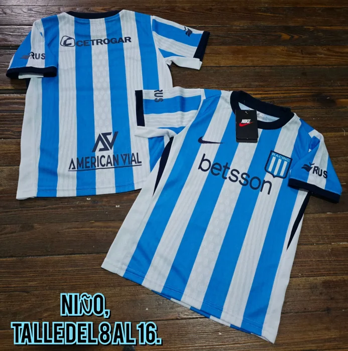 Camiseta Títular Racing Club, Niño.