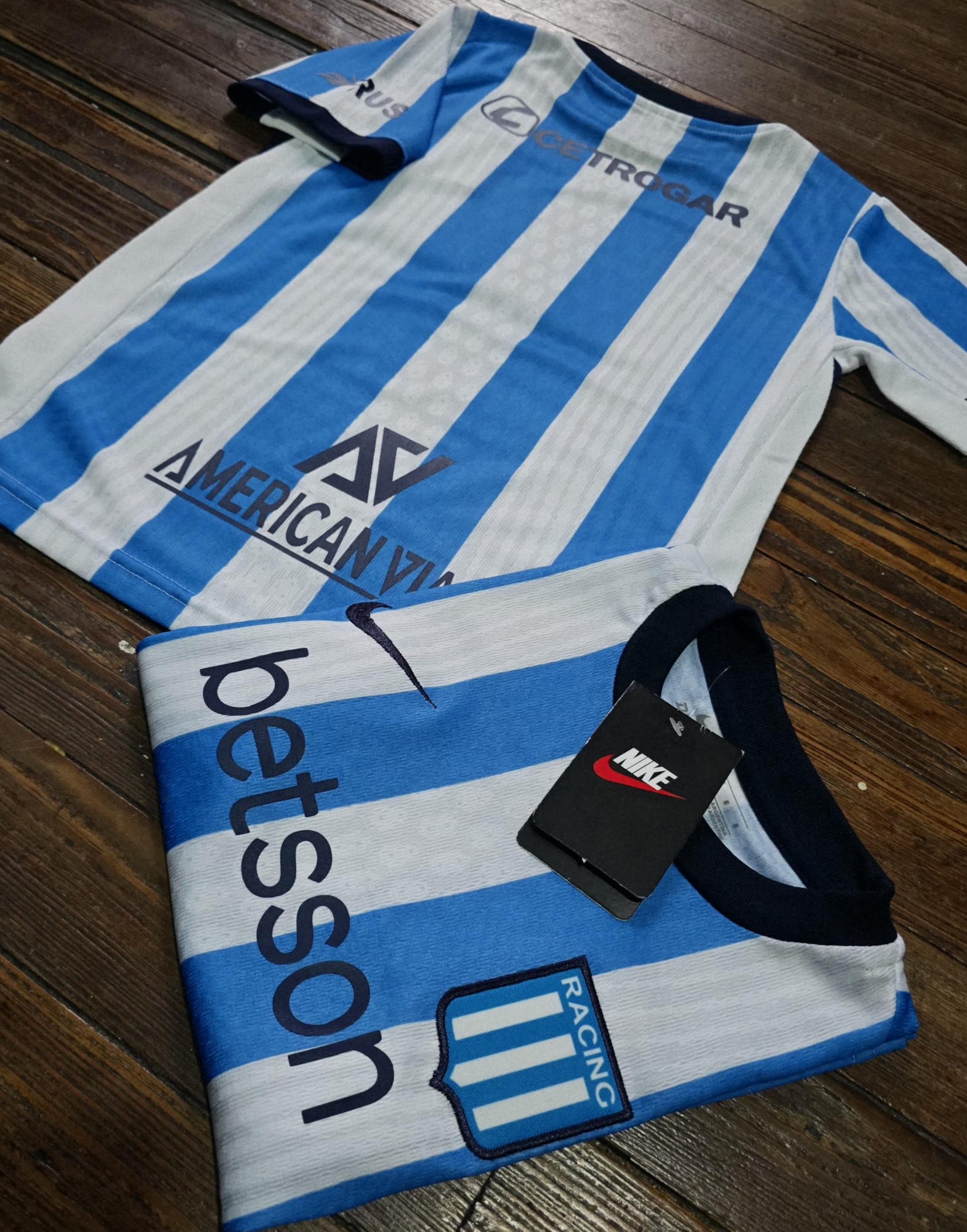Camiseta Títular Racing Club, Niño. - Imagen 2