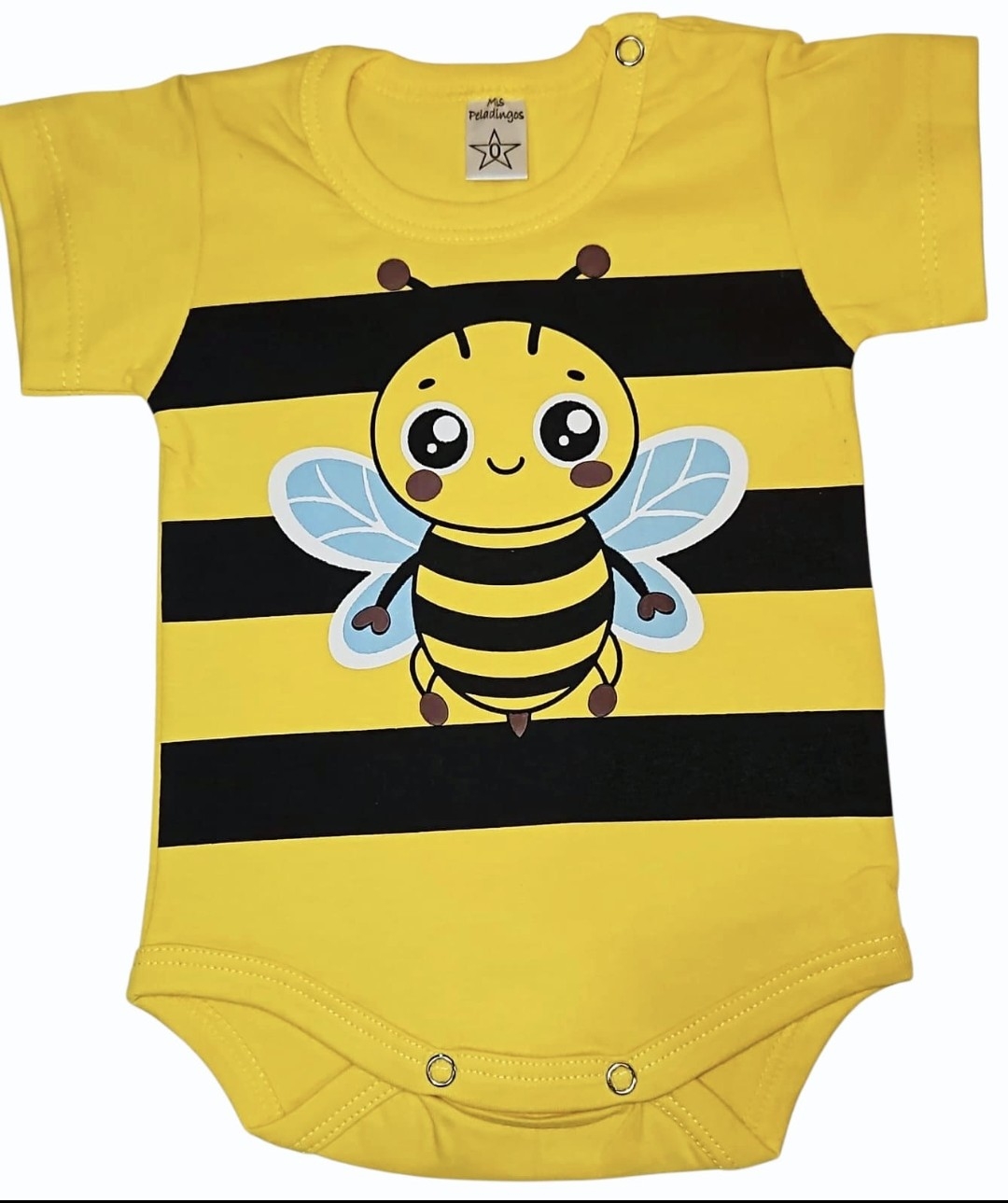 Body Abejita Bebe Manga Corta 0 al 5 - Imagen 2