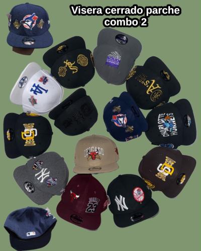 Gorros Plana  Cerrado Bordado Doble