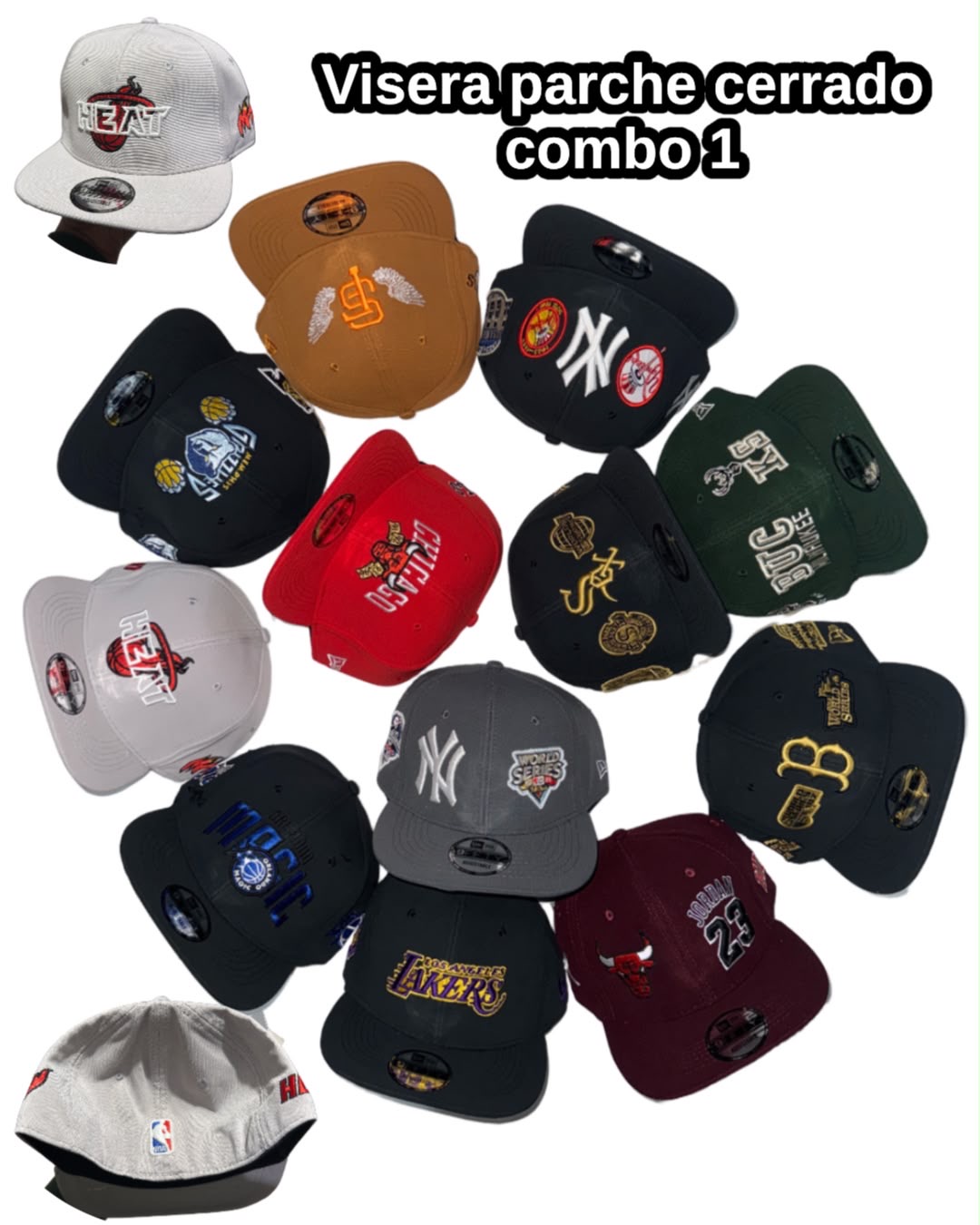 Gorros Plana  Cerrado Bordado Doble - 597621c4-8ba9-479e-a978-86ef6c292dab.jpeg