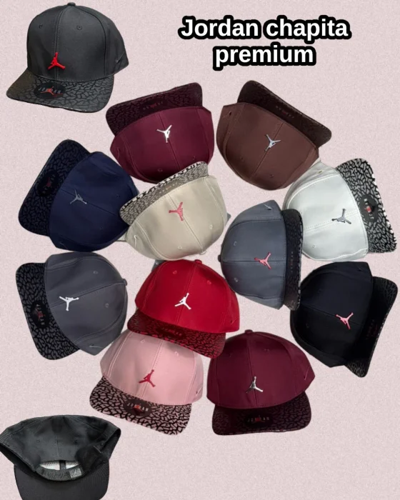Gorros Chapita Jordan Plana Co Estampe en la Vicerra