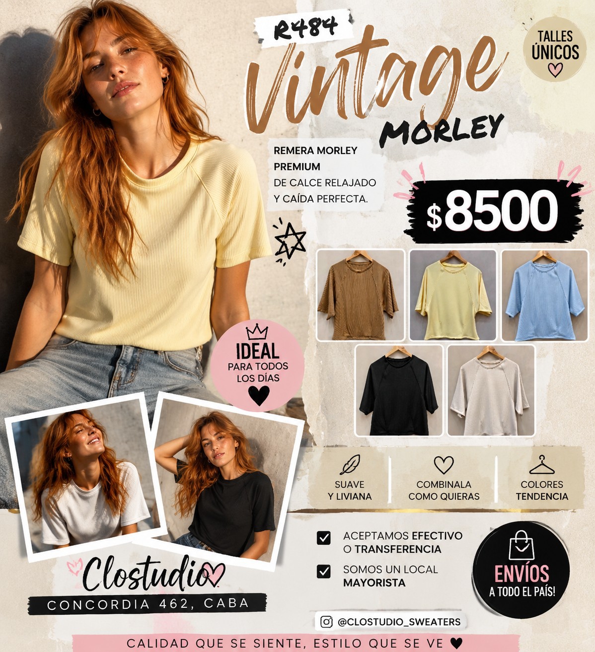 Remera Vintage Morley - Imagen 3