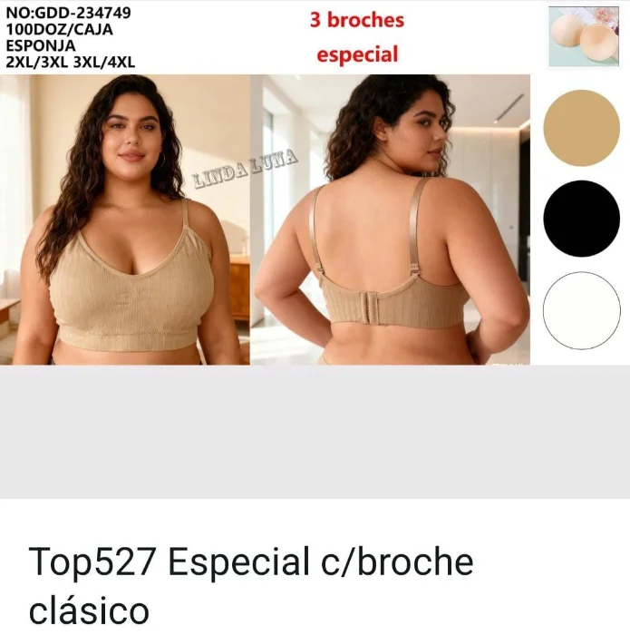 Corpiño Talle Especial