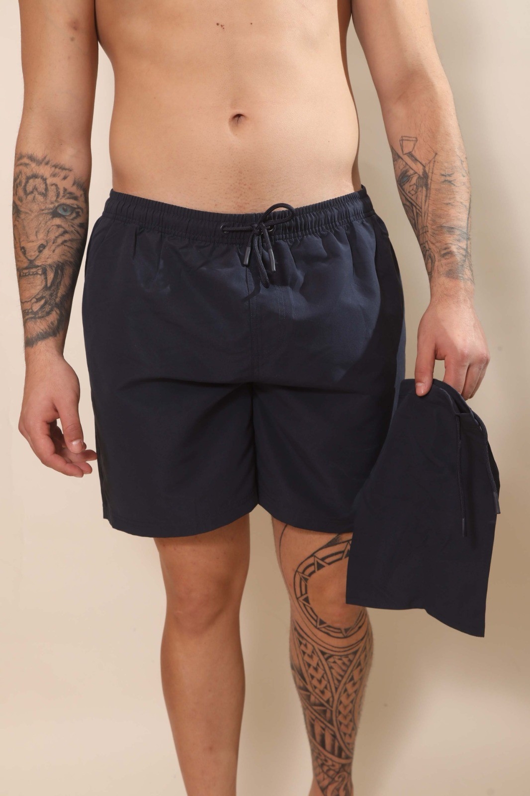 Short de Baño Liso - Imagen 2
