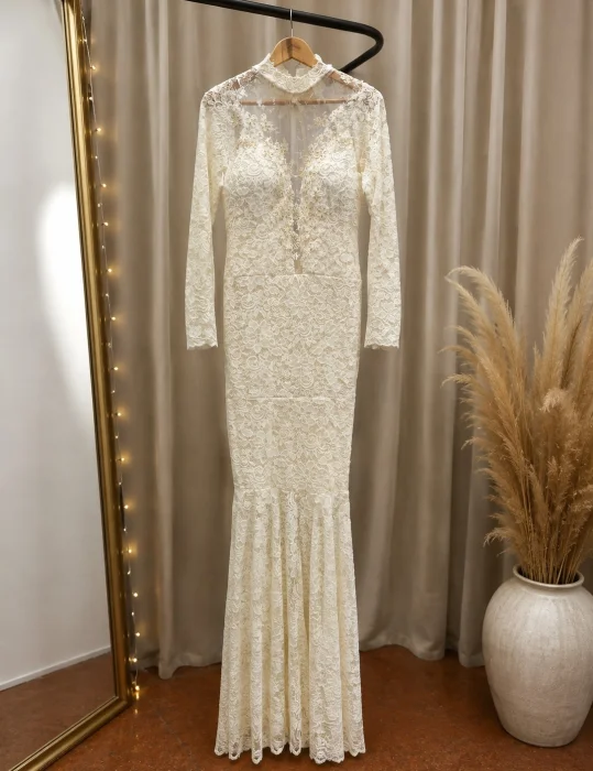 Vestido de Novia Fon Manga Larga