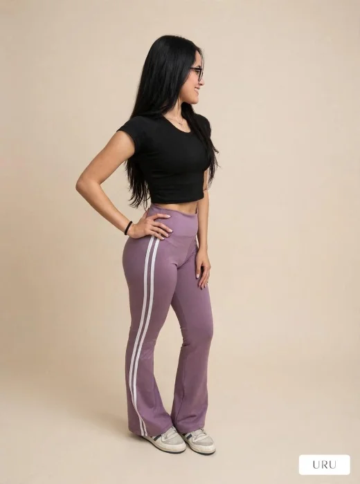 Calza Oxford de Lycra con Líneas!