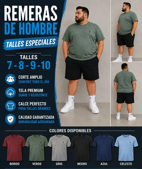 Remeras de Hombre Especiales