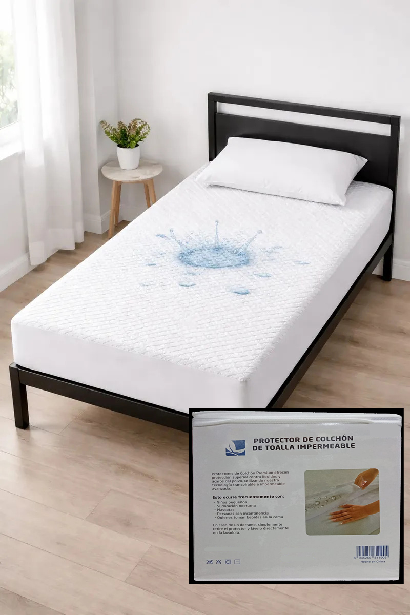 Cubre Colchon Impermeable 1 1/2 Toalla Calidad - cubre%20colchon%20impermeable%209.jpg