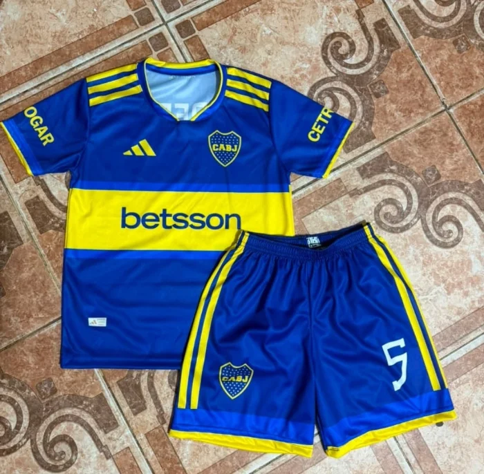 Conjunto Boca y River  Niño Titular Nuevo Sublimado