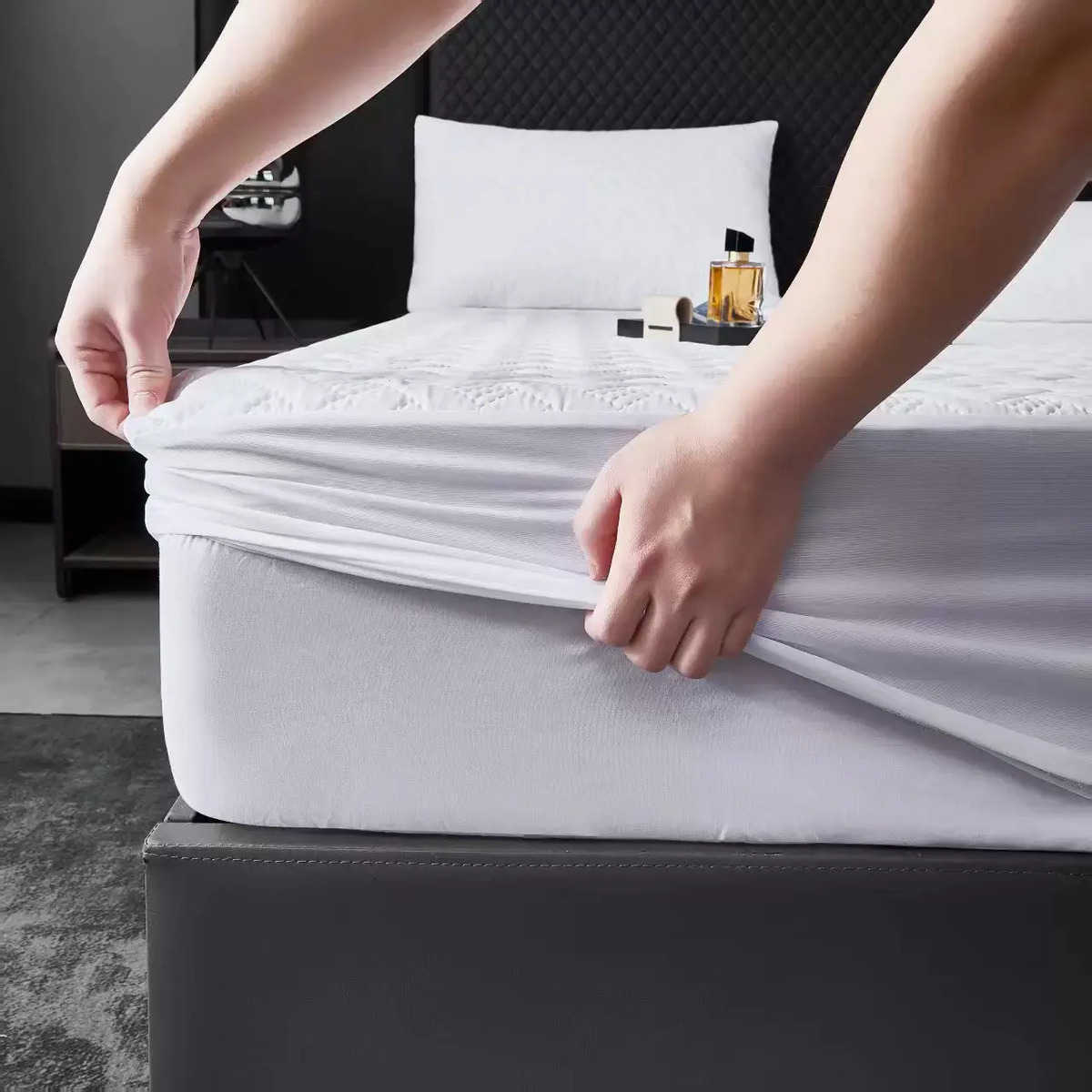 -cubre Colchon Impermeable Queen Toalla Calidad - cubre%20colchon%20impermeable%202.jpg