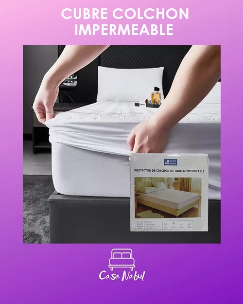 Cubre Colchon Impermeable Queen Toalla Calidad