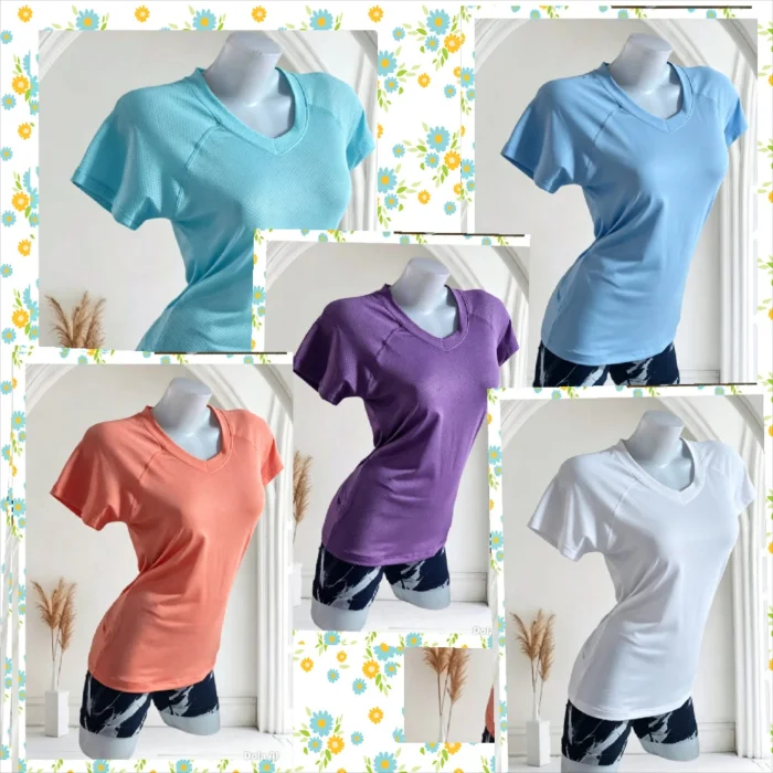Remeras Drayfit Cuello V