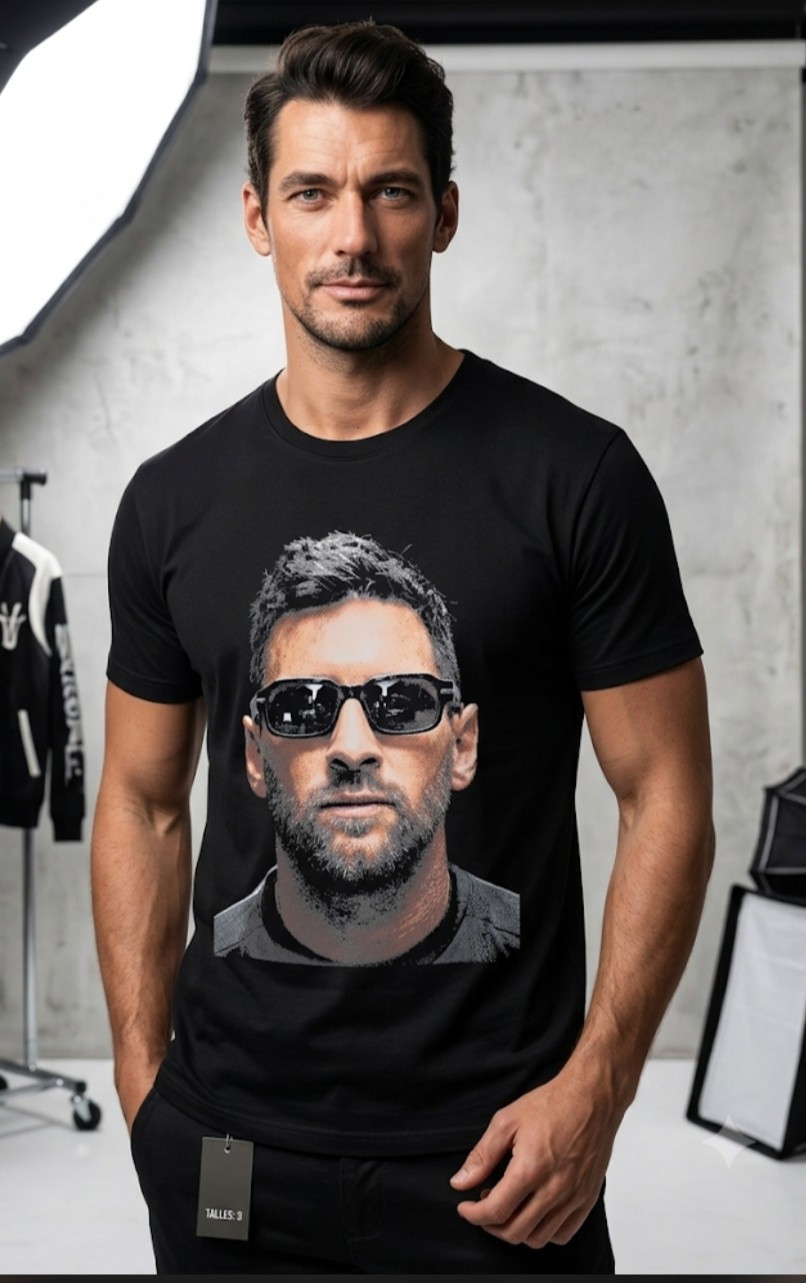 Remeras con Diseño de Messi - Imagen 2