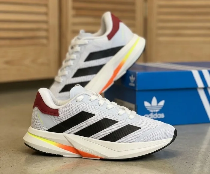 Deportivas Blanco Naranja Amarillo