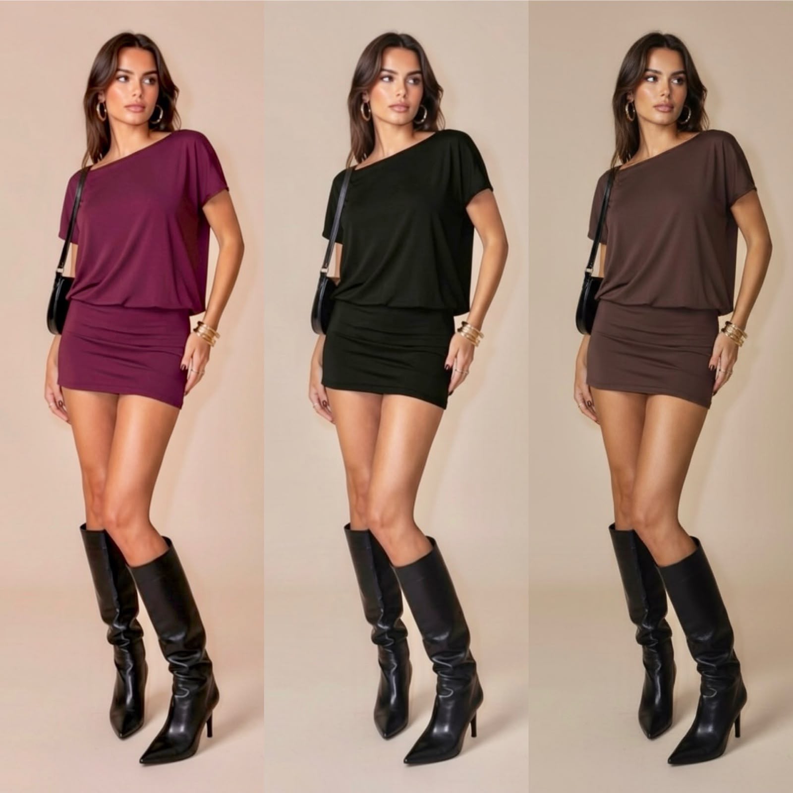 Vestido Corto Murciélago - Imagen 2