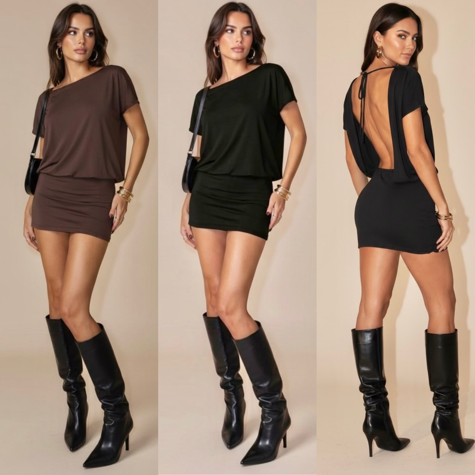 Vestido Corto Murciélago - Imagen 4