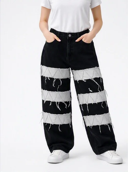 Baggy Black White
