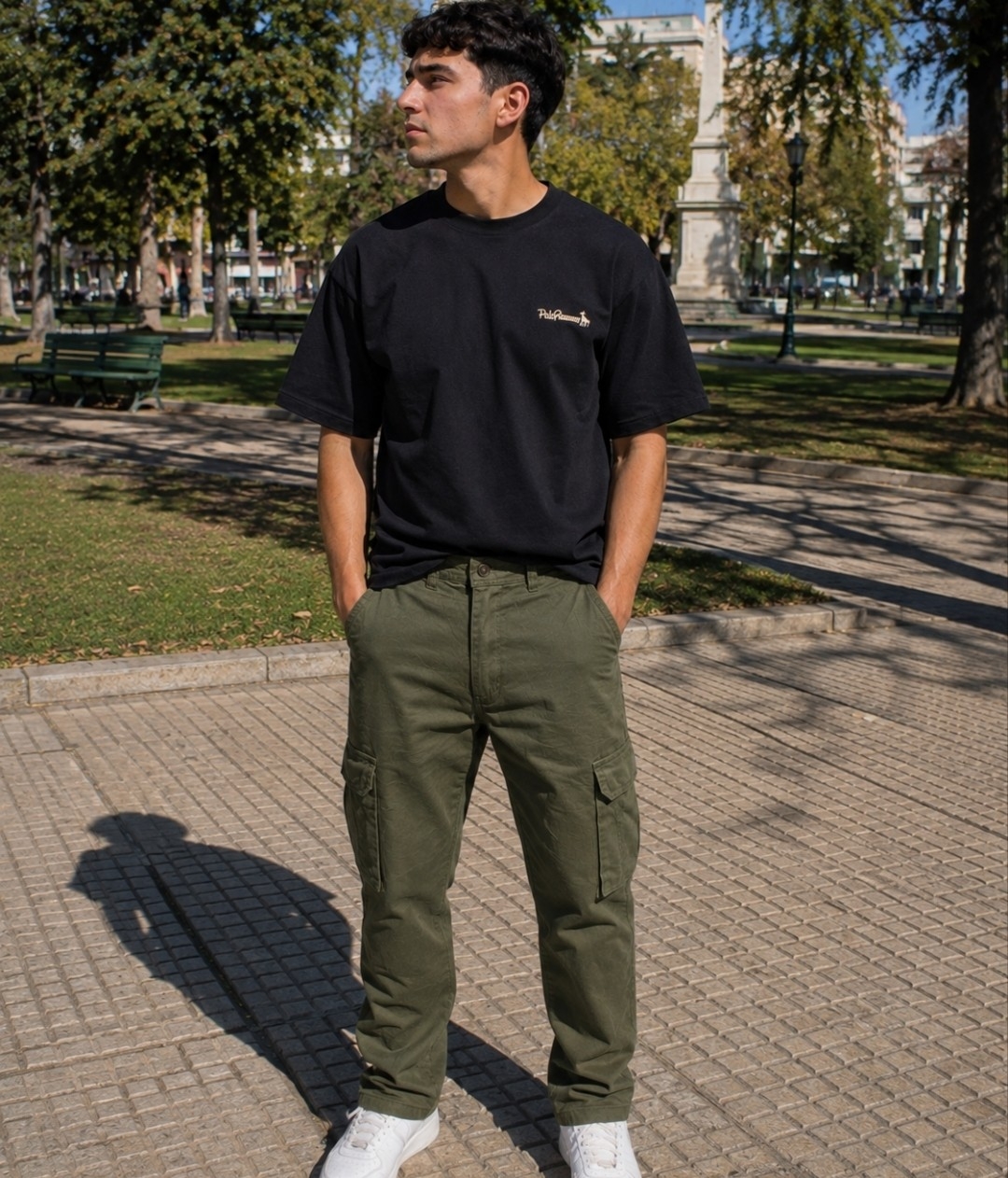 Pantalón Cargo Recto Importado Polo Premium - Imagen 4