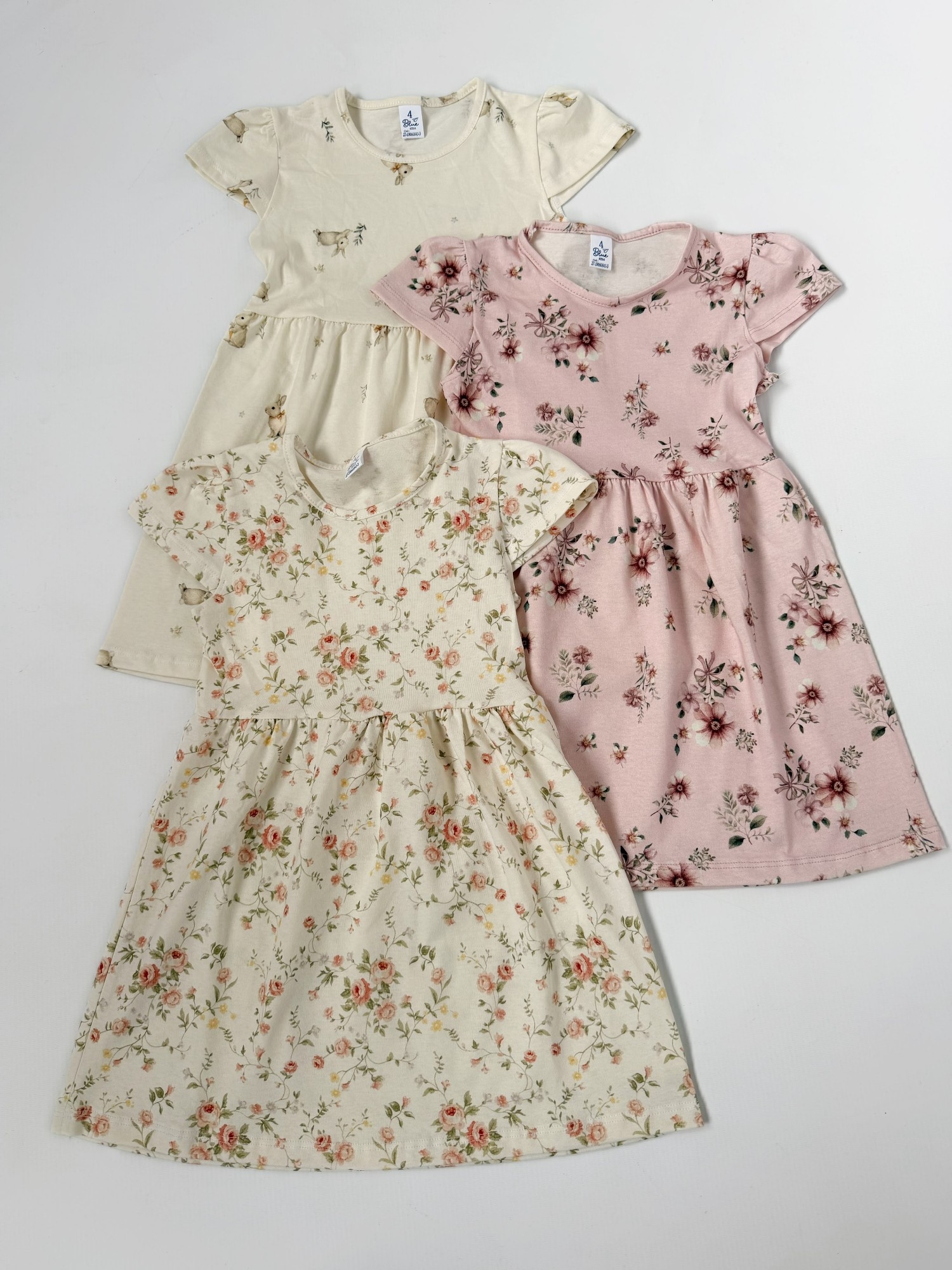 Vestido Nena Algodon Estampado - Imagen 2