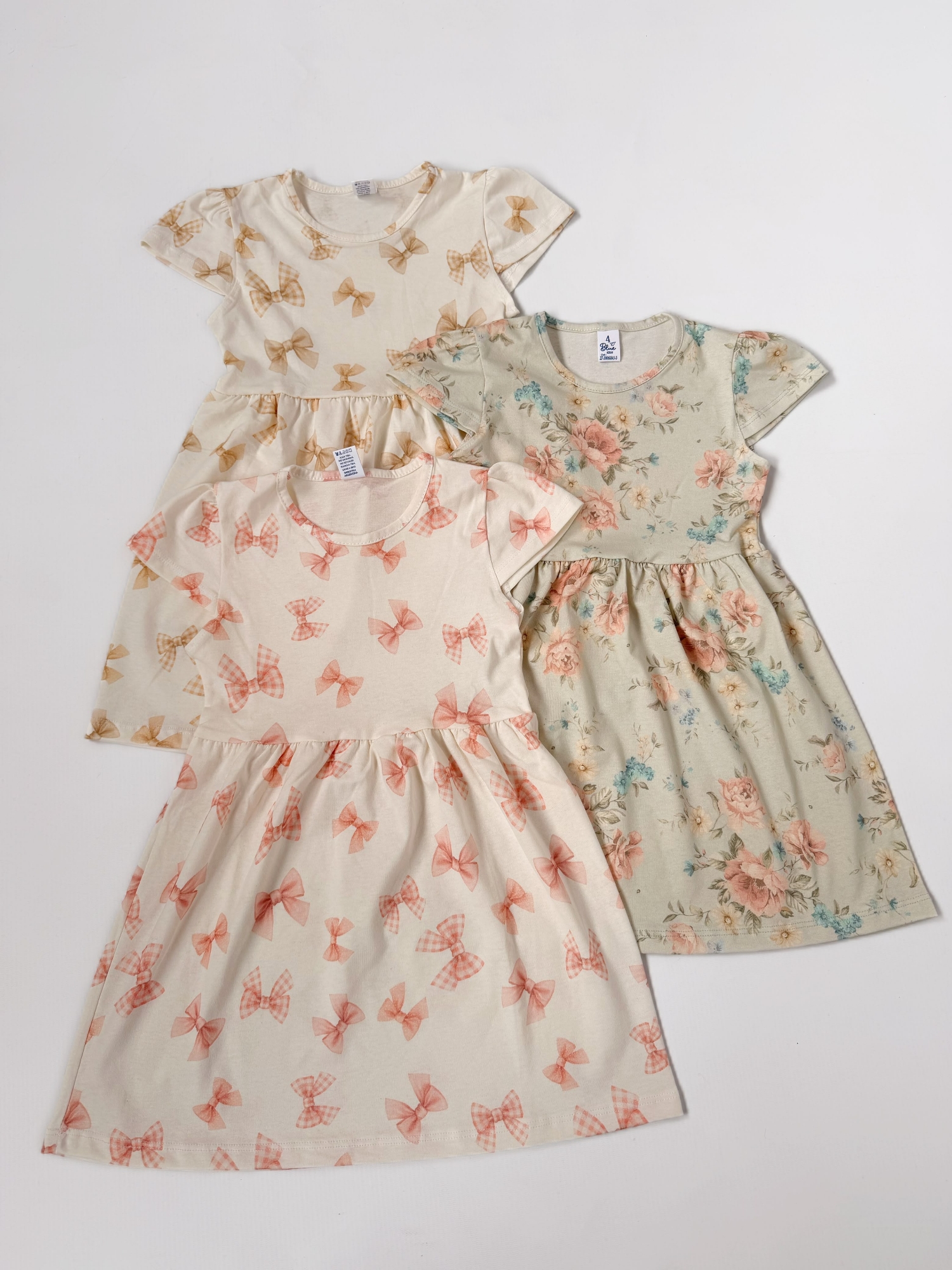 Vestido Nena Algodon Estampado - Imagen 3