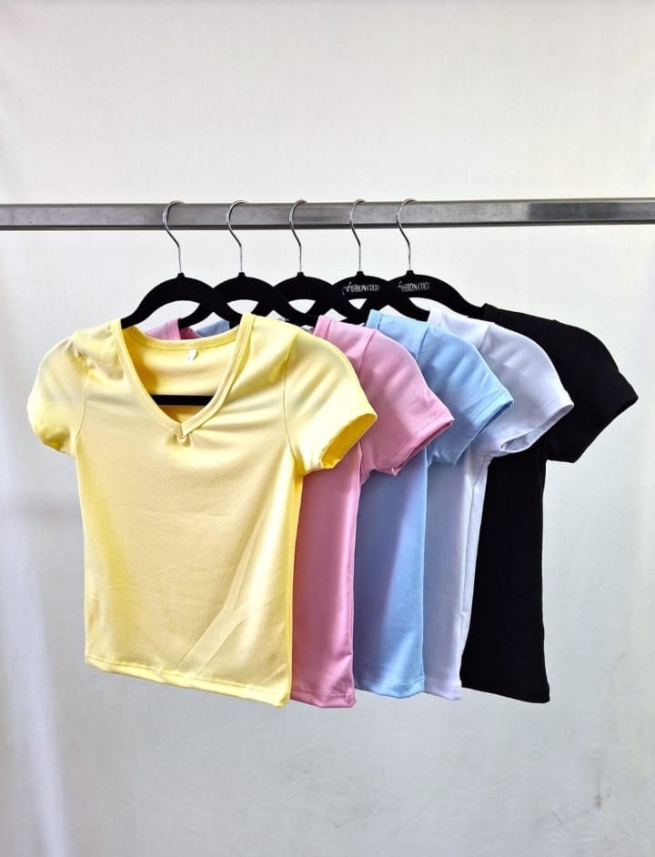 Remera Cuello V por Talle 1, 2 y 3 Modal Soft - Imagen 3
