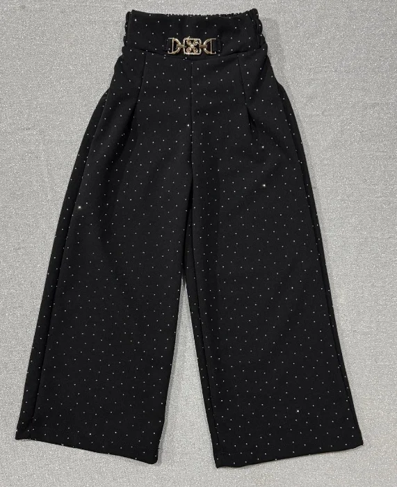 Pantalon Sastrero con Strass y Pinzas