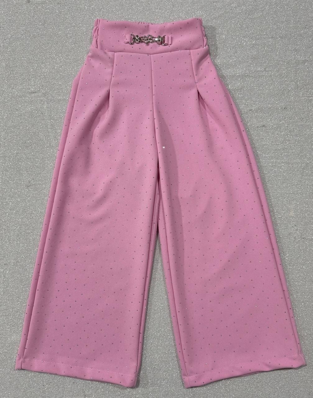 Pantalon Sastrero con Strass y Pinzas - Imagen 3