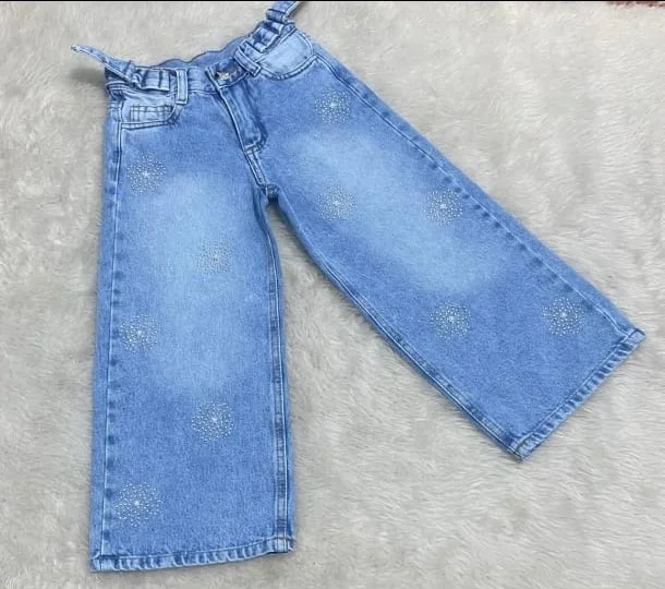 Jeans Wilde con Perlas Cintura Reguladora