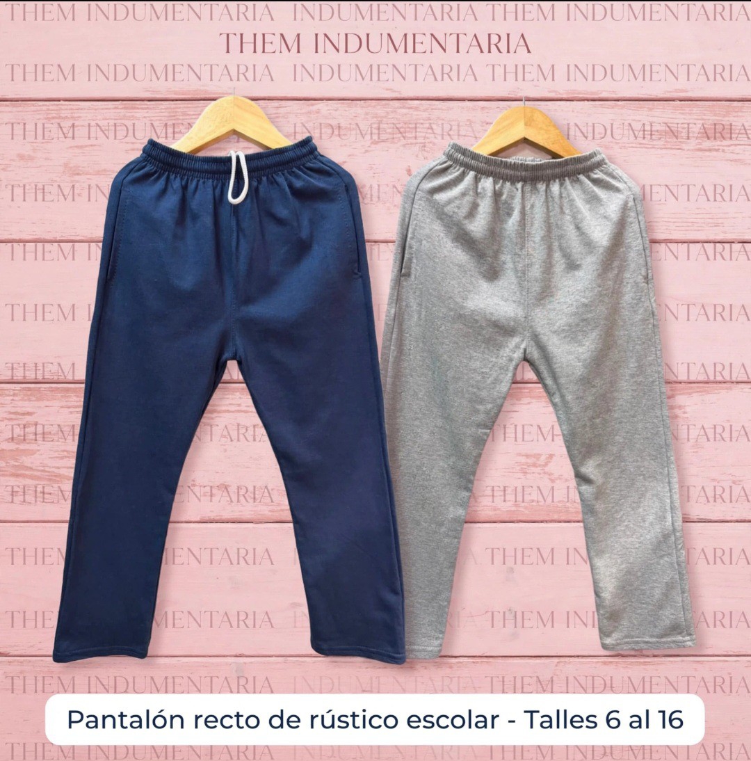Pantalon Recto Rustico Escolar - Imagen 2