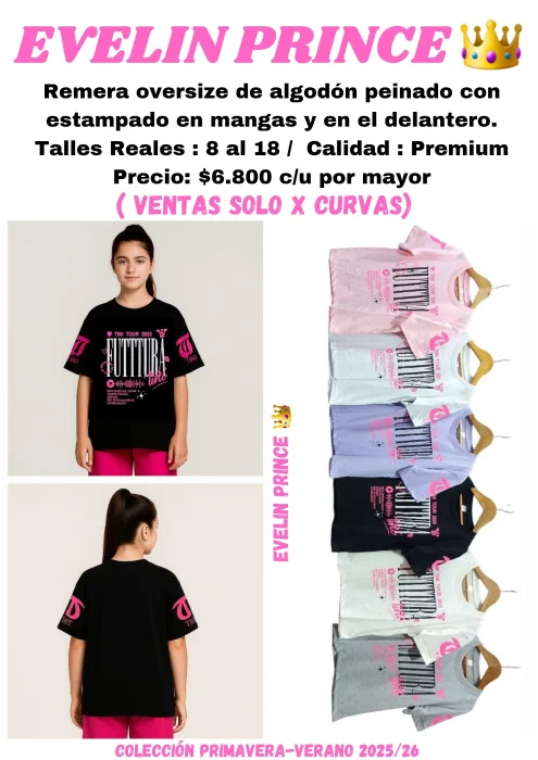 Remera Oversize Futtura Tini