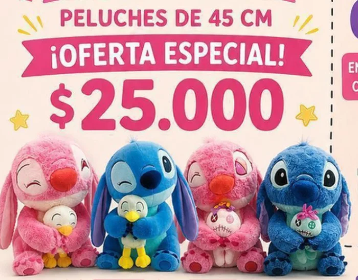 Peluches Stitch Grande 45cm