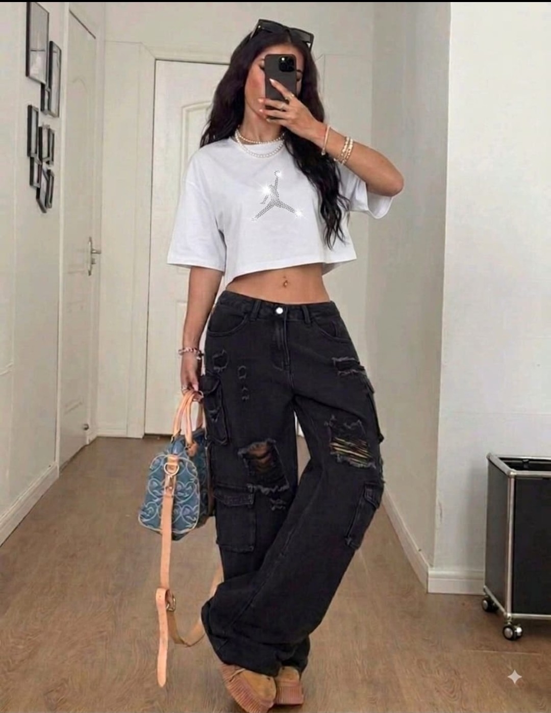 Crop Top Gliters - Imagen 2