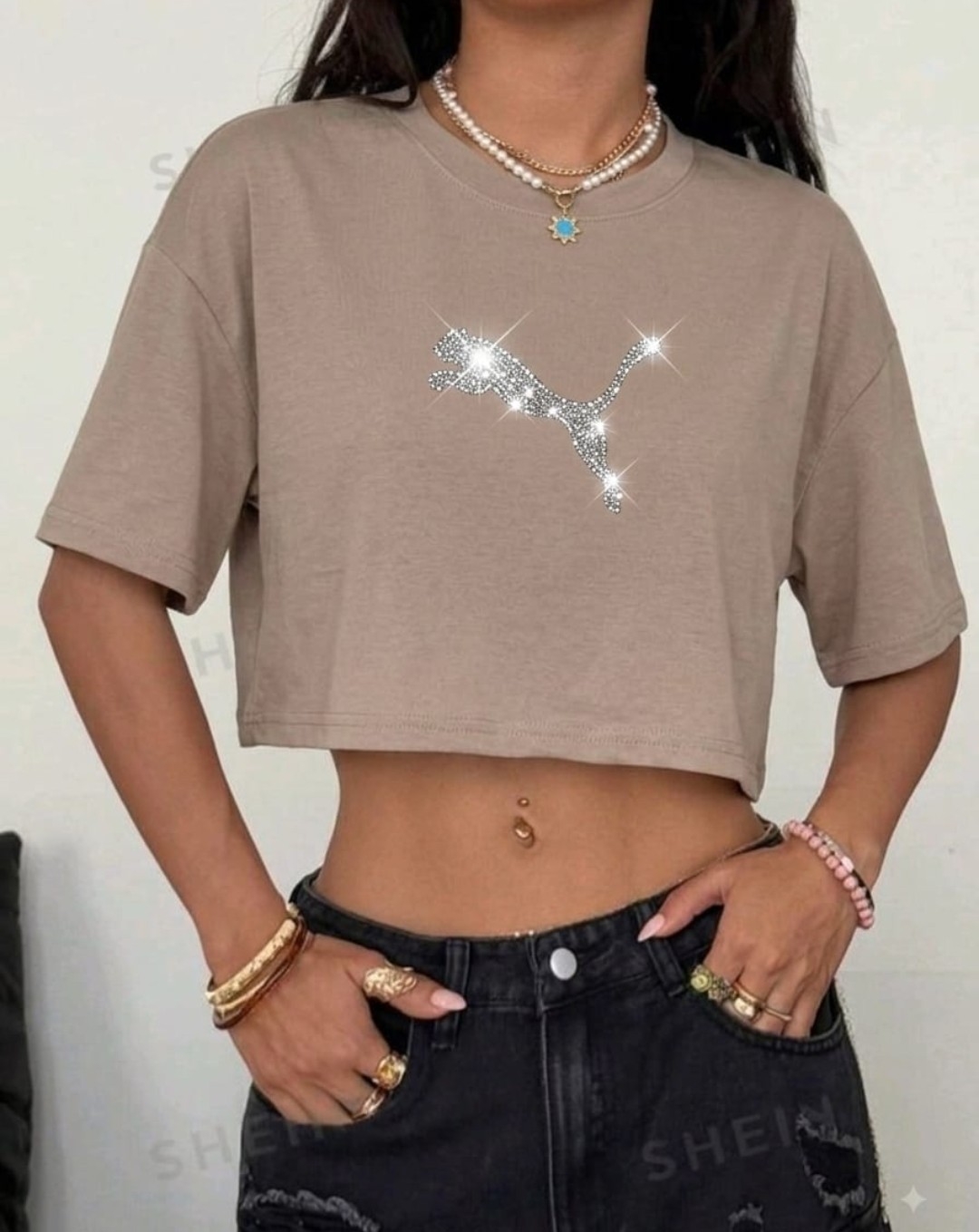 Crop Top Gliters - Imagen 5