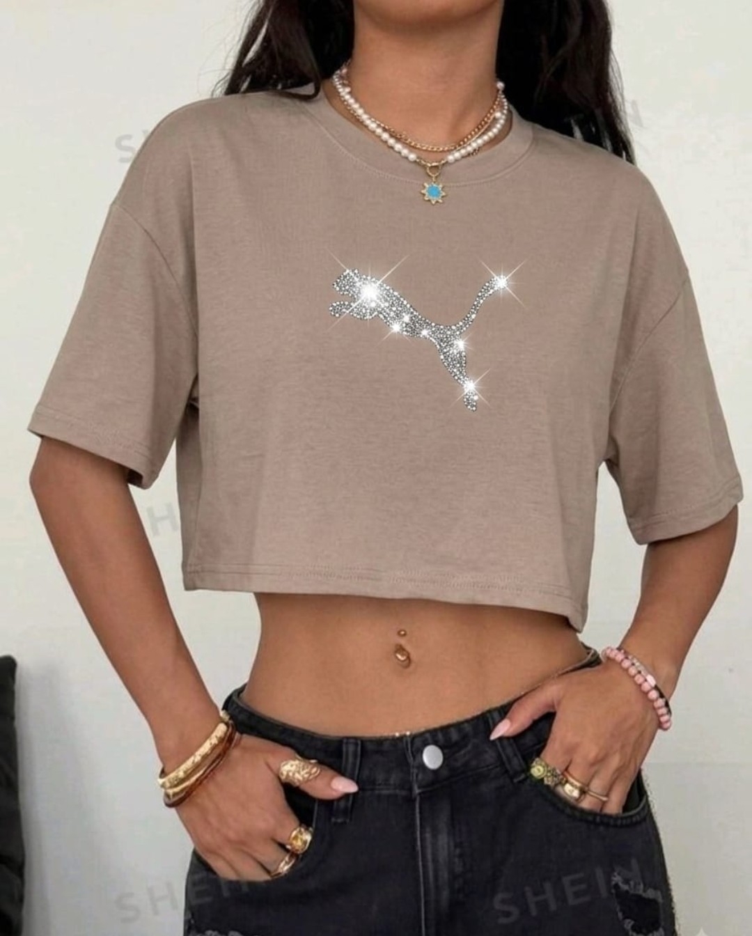 Crop Top Gliters - Imagen 5