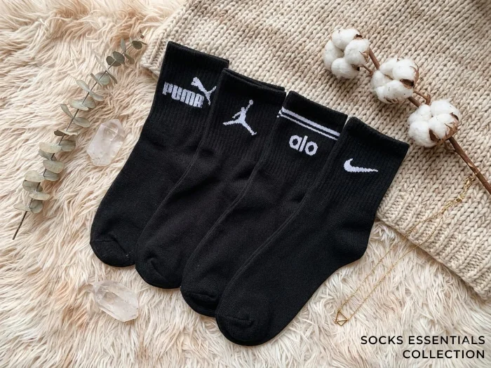 Medias Tenis Mix Negros
