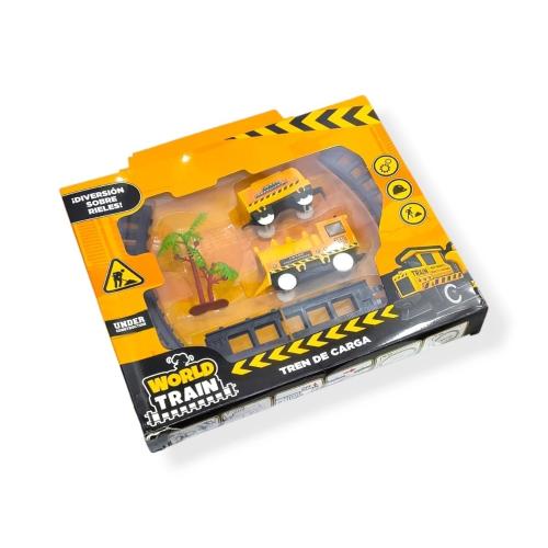 Tren con Pista, Caja Mide 25cm X 21cm Aproximadamente, Jugueteria