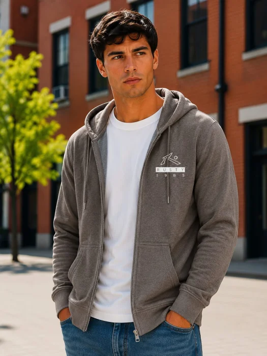Campera Rústica Estampada (algodón Peinado)