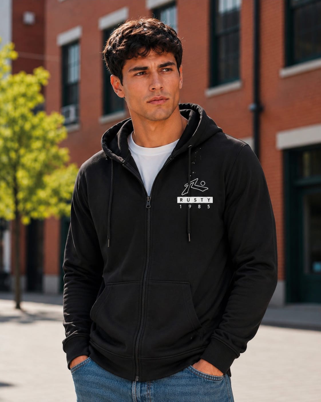 Campera Rústica Estampada (algodón Peinado) - Imagen 3