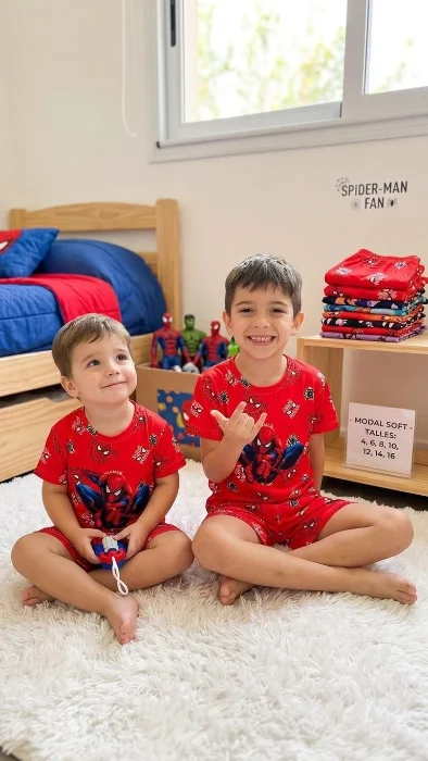 Modal Soft Pijama/spiderman