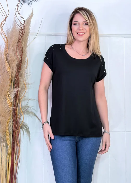 Remeras con Perlitas