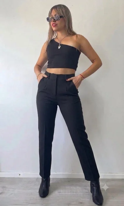 Pantalones Crep Sastrero