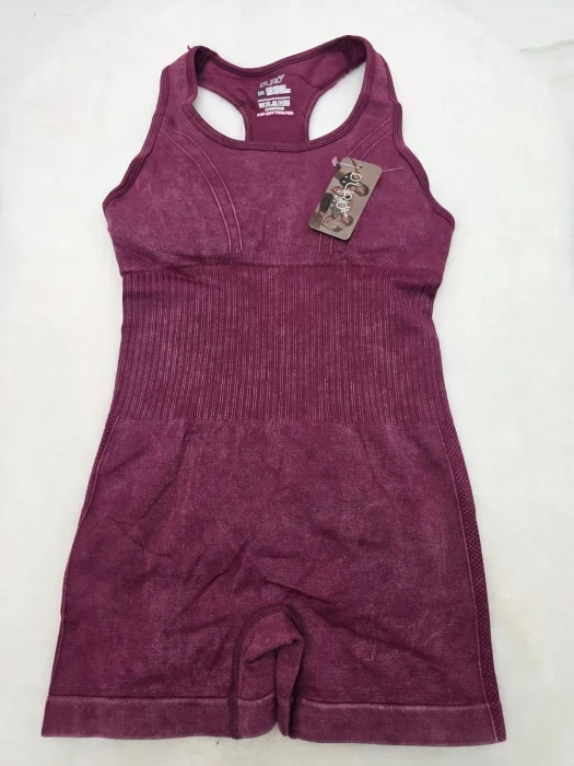 Catsuit Musculosa con Frunce