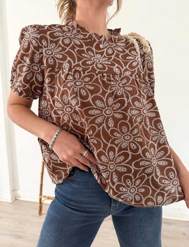 Blusa Cuello Mao - Imagen 4