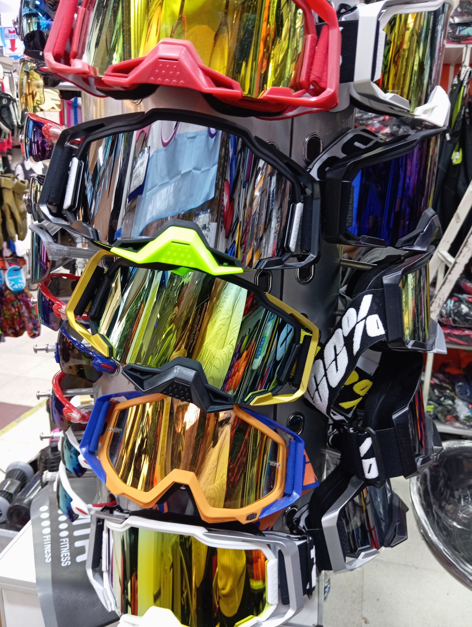 Gafas100% Espejadas  Nieve Sky Motocross Enduro Atv - Imagen 2