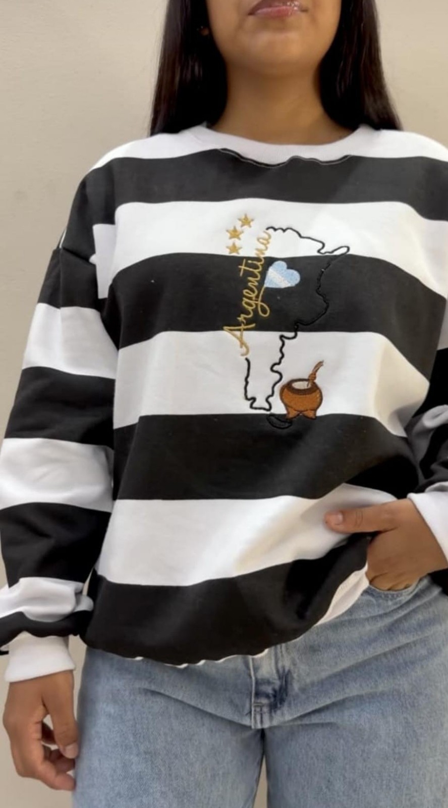Buzo de Argentina Bordado - Imagen 2